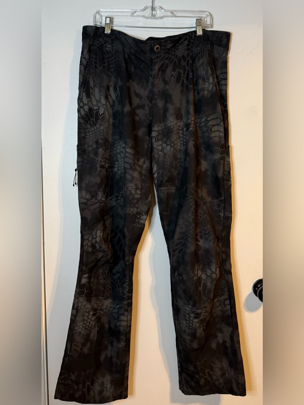 Kryptek Valhalla Pants Men’s 36R Typhon Camo Hunting Tactical Black Gray
